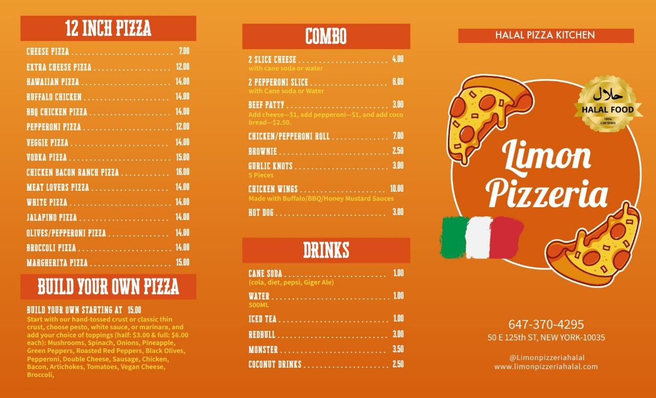 Limon Pizzeria Halal